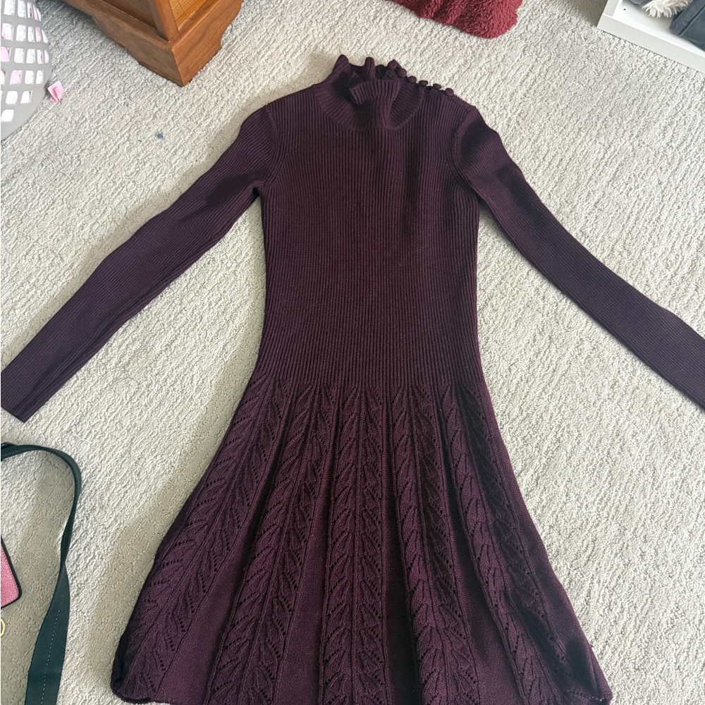 See By Chloe Burgundy Knitwear
